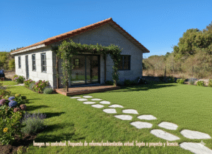 exterior entrada principal pérgola